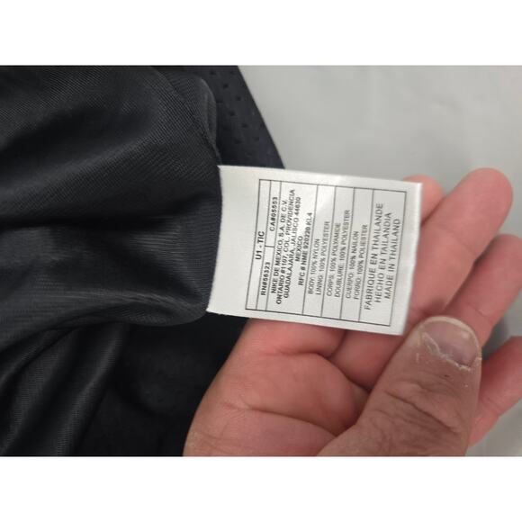 Sold Vintage Nike Women's Skirt Mesh Golf Tennis Black Size XL Front Pockets - Picture 9 of 10